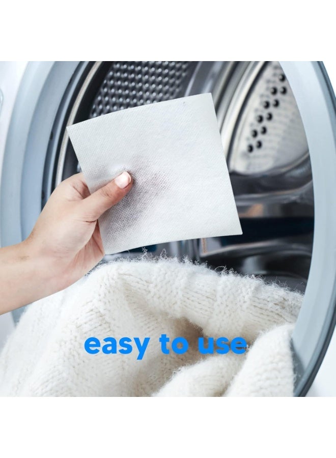 أقراص تبييض الغسيل، وأوراق امتصاص الألوان، ومنظفات البقع تمنع بشكل فعال الملابس من التحول إلى اللون الرمادي أو الأصفر | مستلزمات المنزل والغسيل 10 أقراص - Image 2